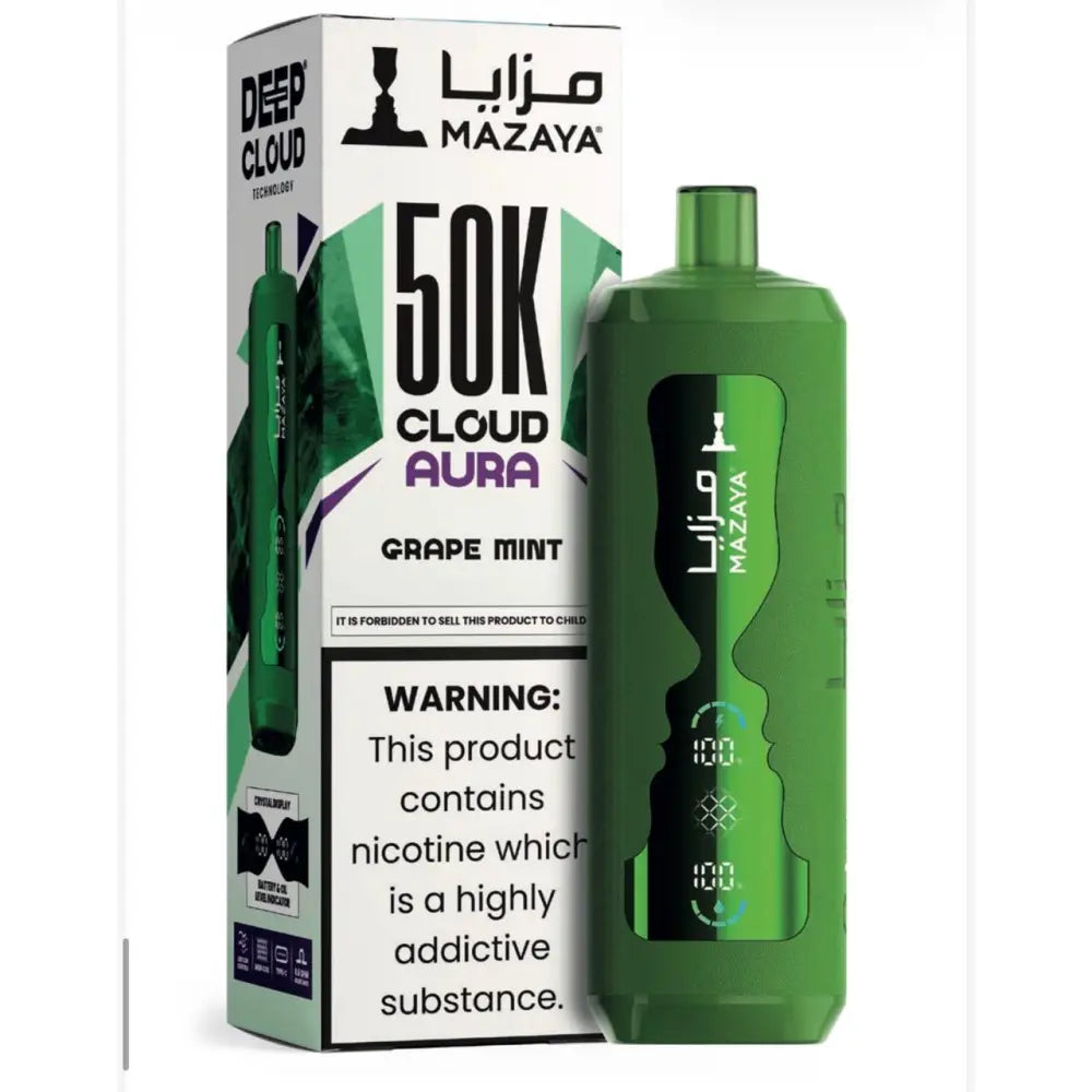 Mazaya Cloud Aura 50000 Puffs Disposable Vape - Disposable Vape - Vapes Uae