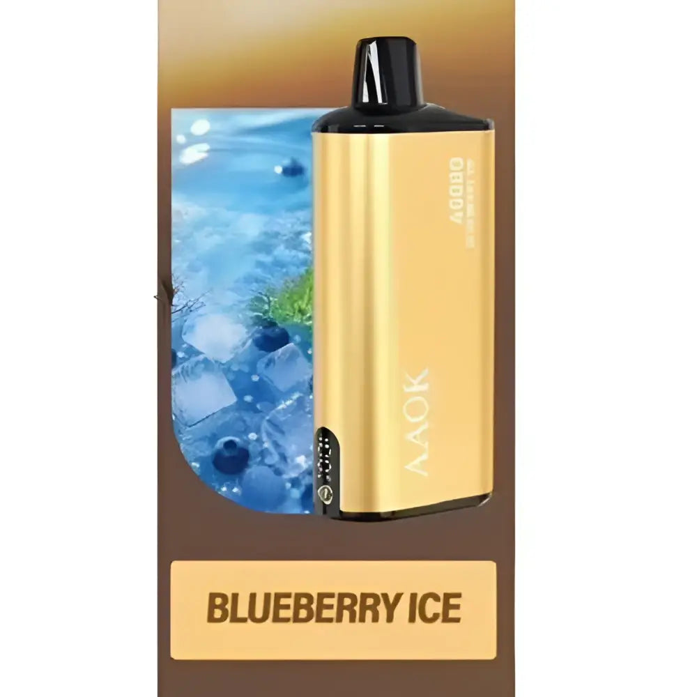Aaok 40000 Puffs Disposable Vape - Blueberry Ice - Disposable Vape - Vapes Uae