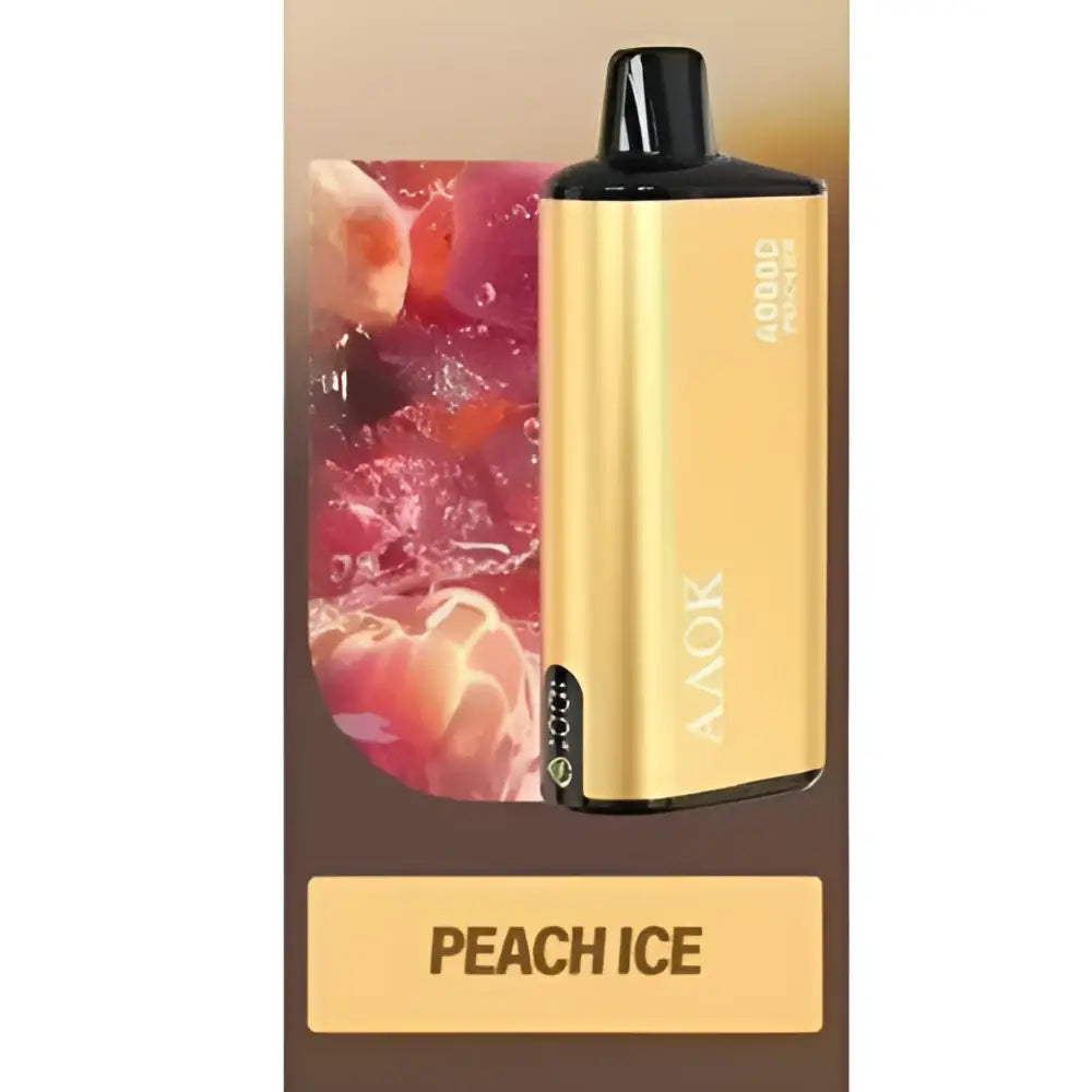 Aaok 40000 Puffs Disposable Vape - Peach Ice - Disposable Vape - Vapes Uae
