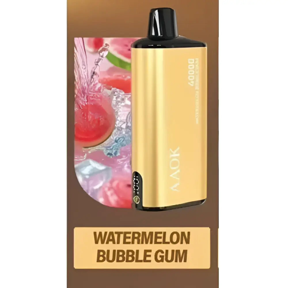 Aaok 40000 Puffs Disposable Vape - Watermelon Bubble Gum - Disposable Vape - Vapes Uae
