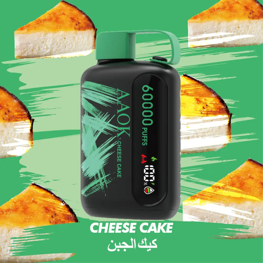 Aaok 60000 Puffs Disposable Vape - Cheese Cake - Disposable Vape - Vapes Uae