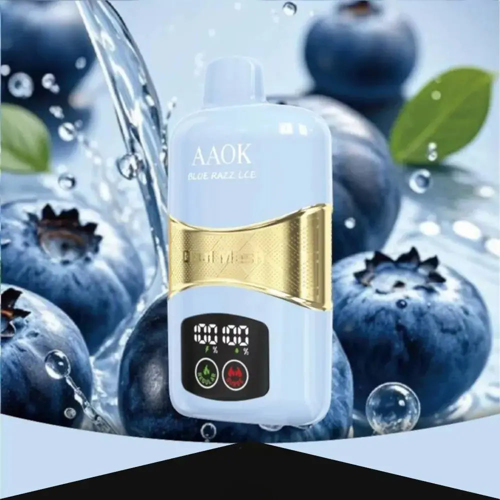 Aaok A153 63000 Puffs Disposable Vape - Blue Razz Ice - Disposable Vape - Vapes Uae