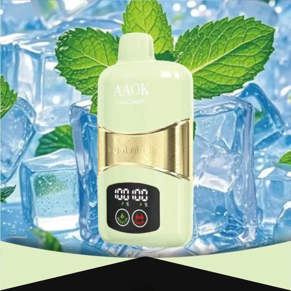Aaok A153 63000 Puffs Disposable Vape - Cool Mint - Disposable Vape - Vapes Uae