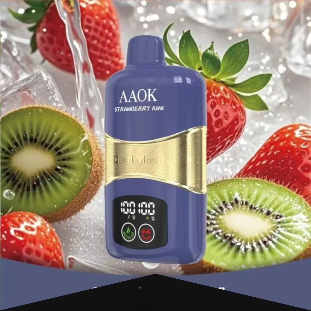 Aaok A153 63000 Puffs Disposable Vape - Strawberry Kiwi - Disposable Vape - Vapes Uae