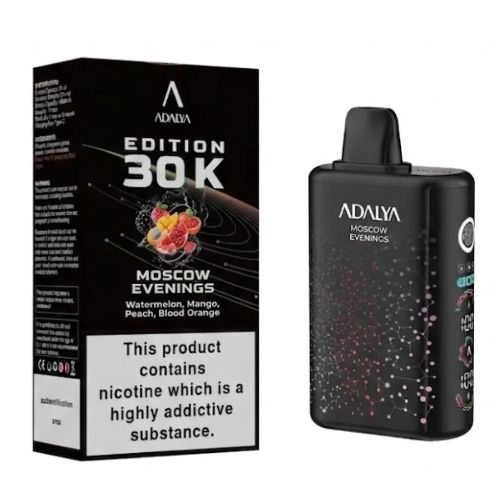 Adalya Edition 30000 Puffs Disposable Vape - Moscow Evenings - Disposable Vape - Vapes Uae