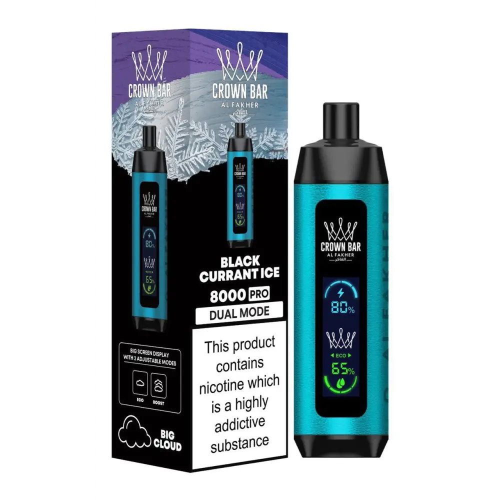 Al Fakher 8000 Puffs Disposable Vape - Black Currant Ice - Disposable Vape - Vapes Uae