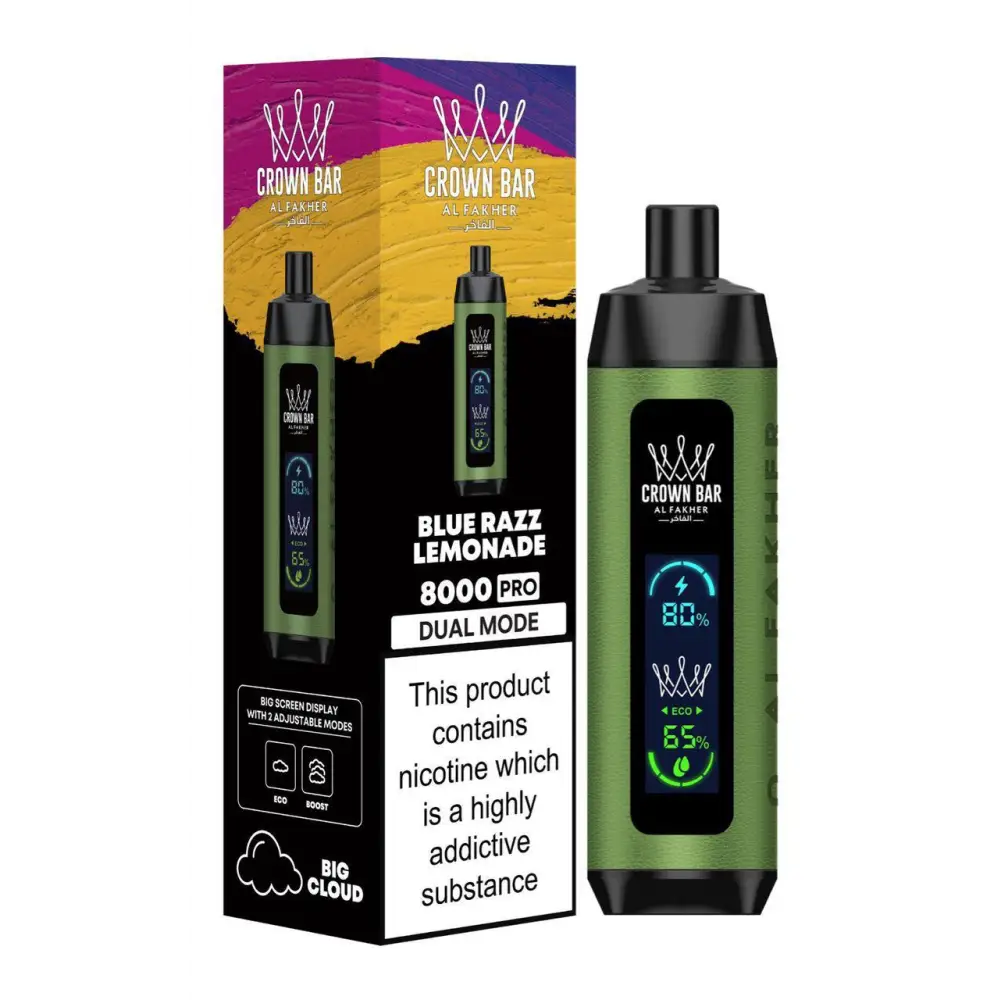 Al Fakher 8000 Puffs Disposable Vape - Blue Razz Lemonade - Disposable Vape - Vapes Uae