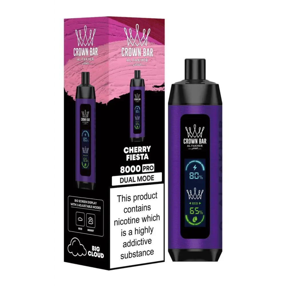 Al Fakher 8000 Puffs Disposable Vape - Cherry Fiesta - Disposable Vape - Vapes Uae