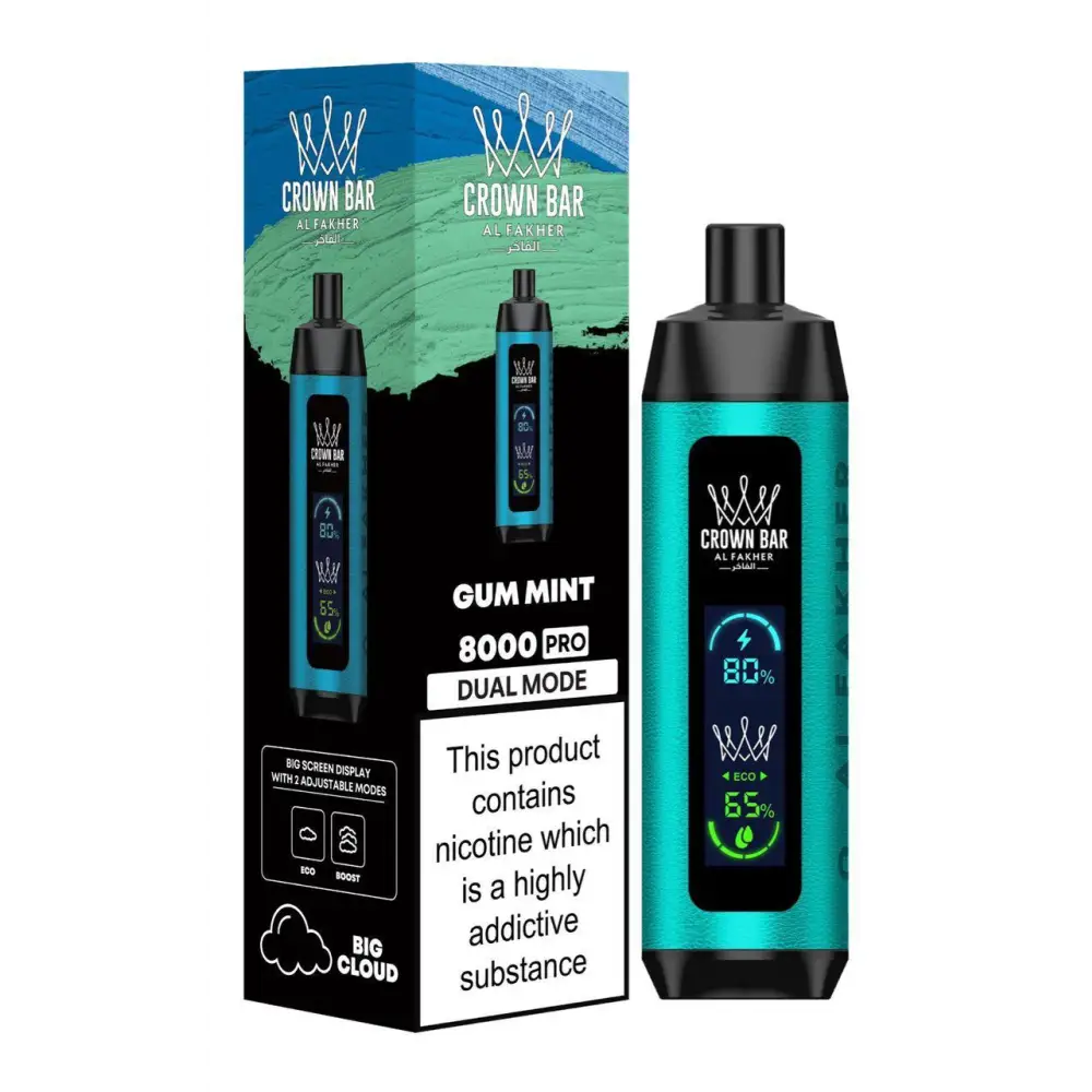 Al Fakher 8000 Puffs Disposable Vape - Gum Mint - Disposable Vape - Vapes Uae