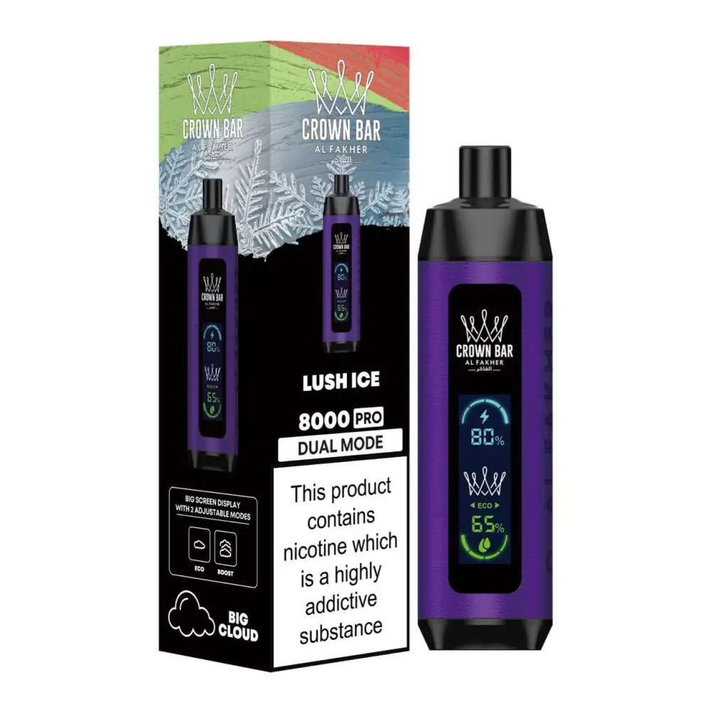 Al Fakher 8000 Puffs Disposable Vape - Lush Ice - Disposable Vape - Vapes Uae
