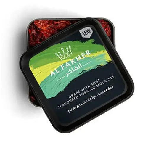 Al Fakher Shisha Molasses All Flavors - Grape with Mint / 50g - Shisha Molasses - Vapes Uae