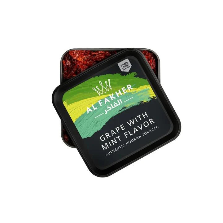 Al Fakher Shisha Molasses All Flavors - Grape with Mint / 50g - Shisha Molasses - Vapes Uae
