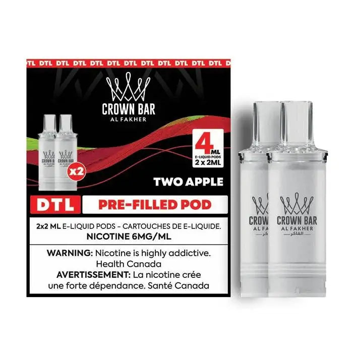 Al Fakher Crown Bar Af600 Pod Vape Device Kit - White / Two Apple - Vape Devices - Vapes Uae