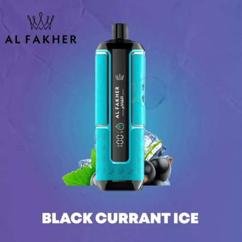 Al Fakher Crown Bar Hypermax 15000 Puffs Disposable Vape - Black Currant Ice - Disposable Vape - Vapes Uae