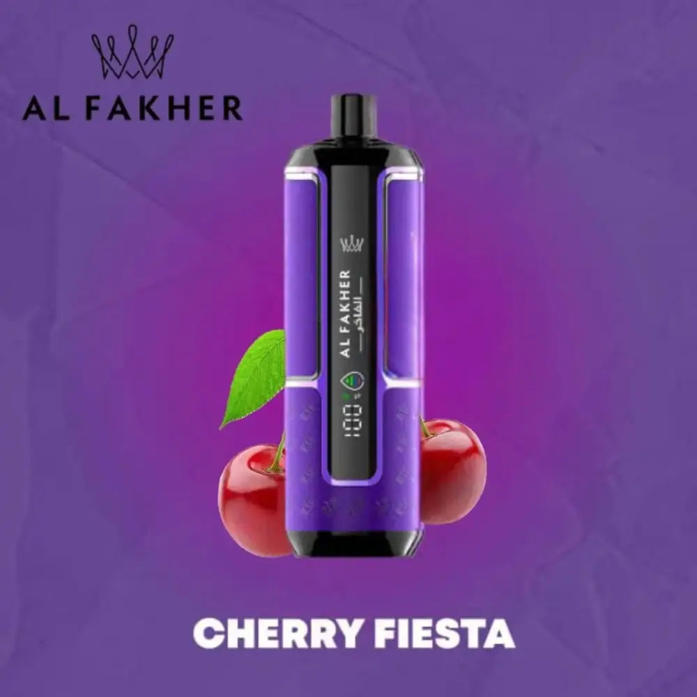 Al Fakher Crown Bar Hypermax 15000 Puffs Disposable Vape - Cherry Fiesta - Disposable Vape - Vapes Uae
