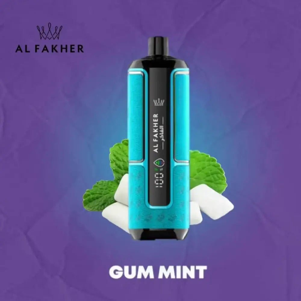 Al Fakher Crown Bar Hypermax 15000 Puffs Disposable Vape - Gum Mint - Disposable Vape - Vapes Uae