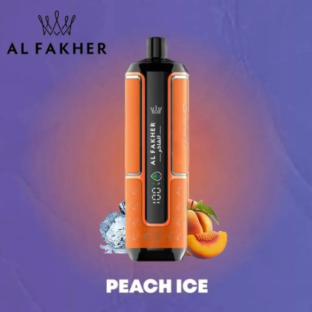 Al Fakher Crown Bar Hypermax 15000 Puffs Disposable Vape - Peach Ice - Disposable Vape - Vapes Uae