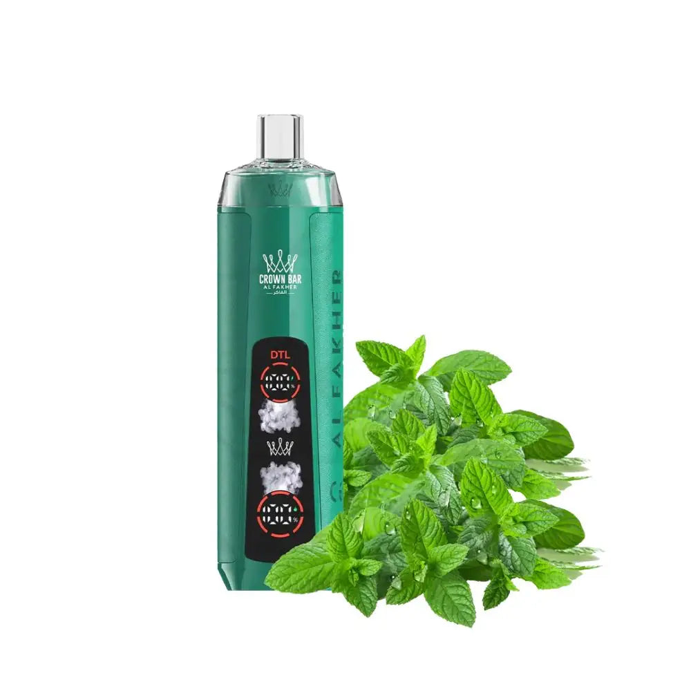 Al Fakher Crystal 8000 Puffs Disposable Vape - Mint - Disposable Vape - Vapes Uae