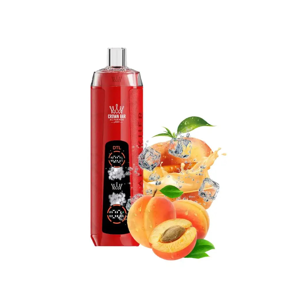 Al Fakher Crystal 8000 Puffs Disposable Vape - Peach Ice - Disposable Vape - Vapes Uae