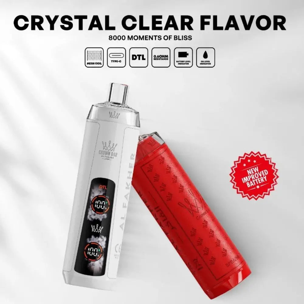 Al Fakher Crystal 8000 Puffs Disposable Vape - Disposable Vape - Vapes Uae