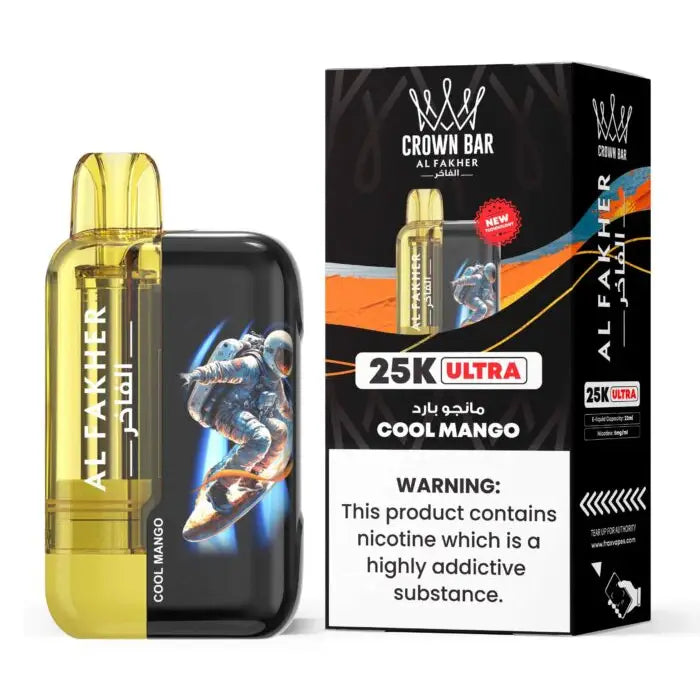 Al Fakher Ultra 25000 Puffs Disposable Vape - Cool Mango - Disposable Vape - Vapes Uae