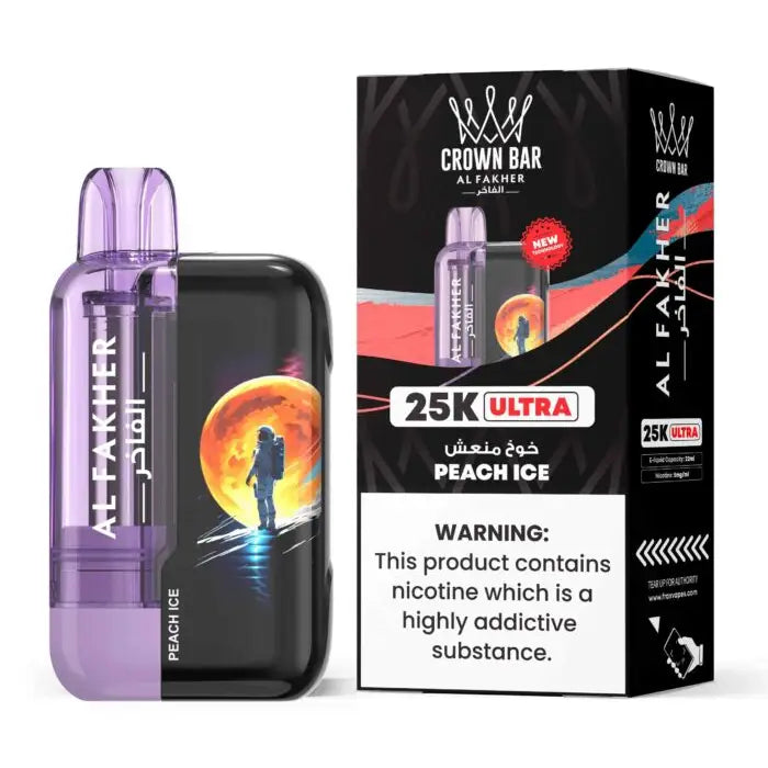 Al Fakher Ultra 25000 Puffs Disposable Vape - Peach Ice - Disposable Vape - Vapes Uae