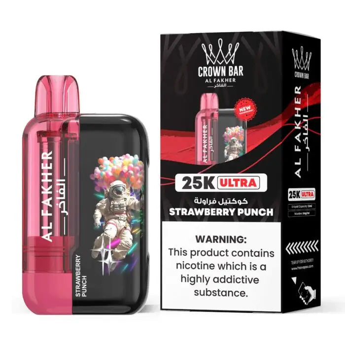 Al Fakher Ultra 25000 Puffs Disposable Vape - Strawberry Punch - Disposable Vape - Vapes Uae