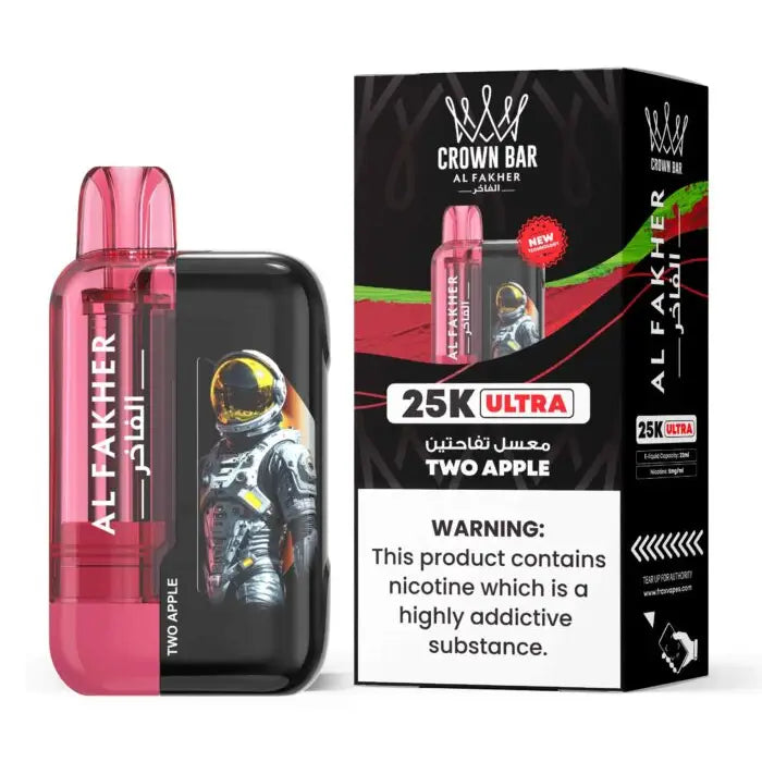 Al Fakher Ultra 25000 Puffs Disposable Vape - Two Apple - Disposable Vape - Vapes Uae