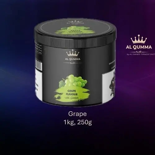 Al Qumma Tobacco Shisha Molasses Grape / 1kg Shisha Molasses Vapes Uae