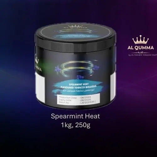 Al Qumma Tobacco Shisha Molasses Spearmint Heat / 1kg Shisha Molasses Vapes Uae
