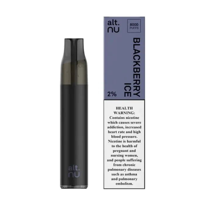 Alt Nu 8000 Puffs Disposable Vape - Blackberry Ice - Disposable Vape - Vapes Uae