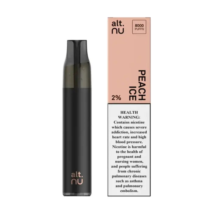 Alt Nu 8000 Puffs Disposable Vape - Peach Ice - Disposable Vape - Vapes Uae