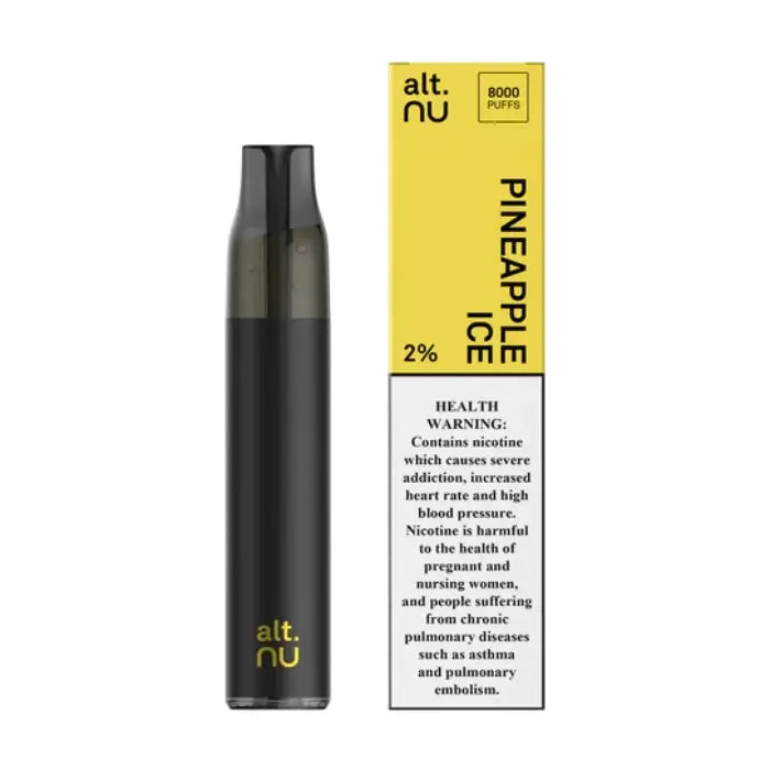 Alt Nu 8000 Puffs Disposable Vape - Pineapple Ice - Disposable Vape - Vapes Uae