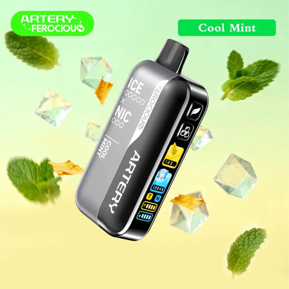 Artery Ferocious Cl6 50000 Puffs Disposable Vape - Cool Mint - Disposable Vape - Vapes Uae