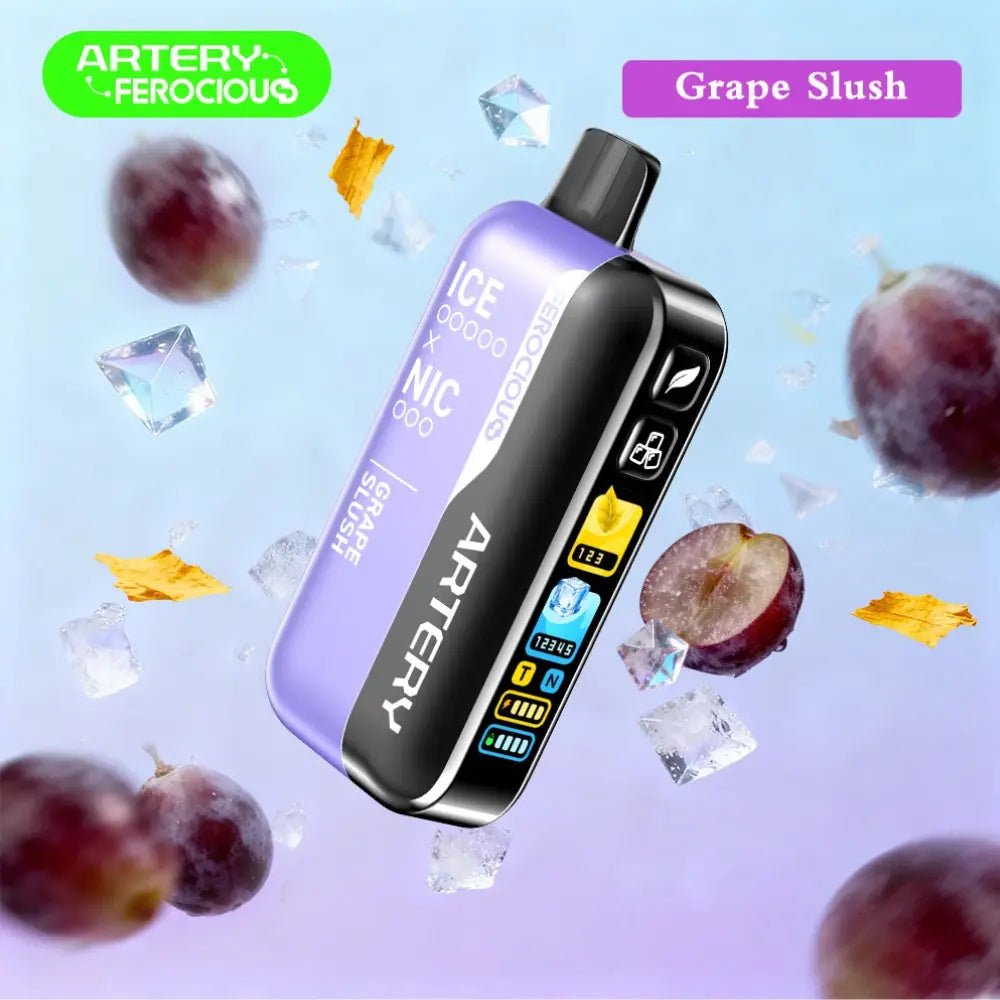 Artery Ferocious Cl6 50000 Puffs Disposable Vape - Grape Slush - Disposable Vape - Vapes Uae