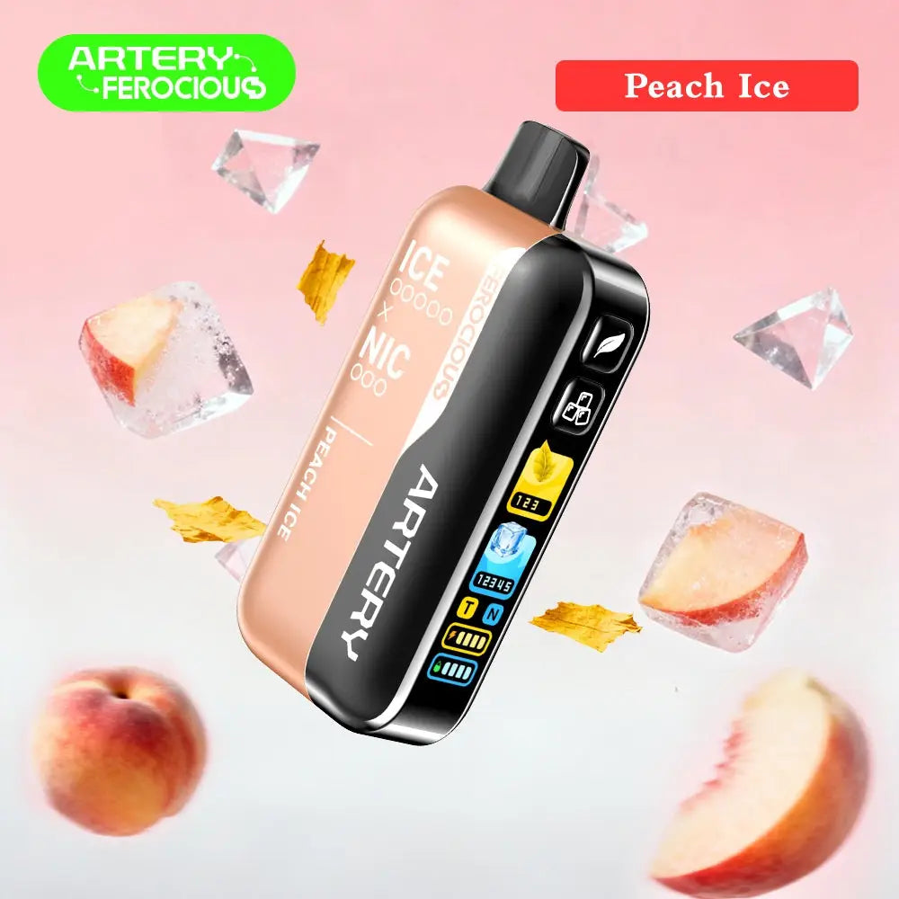 Artery Ferocious Cl6 50000 Puffs Disposable Vape - Peach Ice - Disposable Vape - Vapes Uae