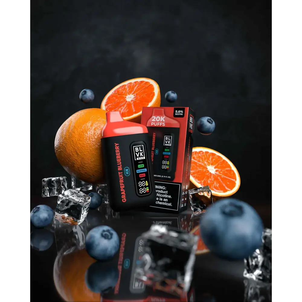 Blvk Bar 20000 Puffs Disposable Vape - Grapefruit Blueberry - Disposable Vape - Vapes Uae
