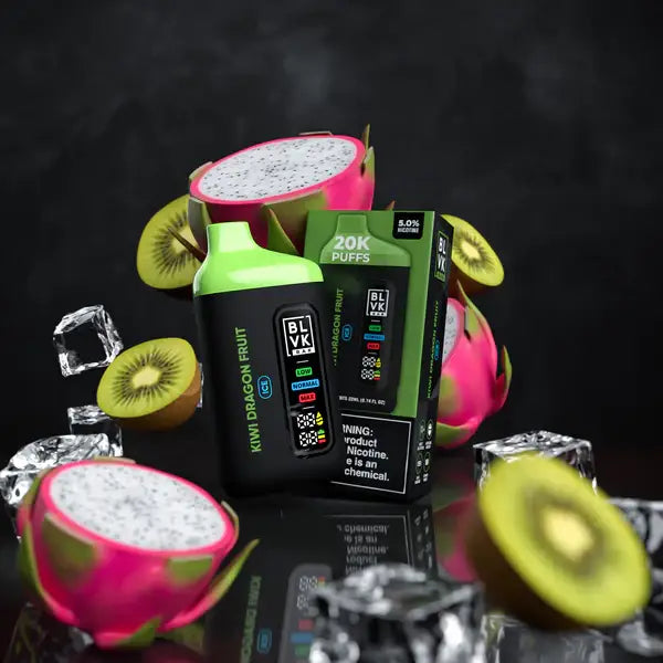 Blvk Bar 20000 Puffs Disposable Vape - Kiwi Dragon Fruit - Disposable Vape - Vapes Uae