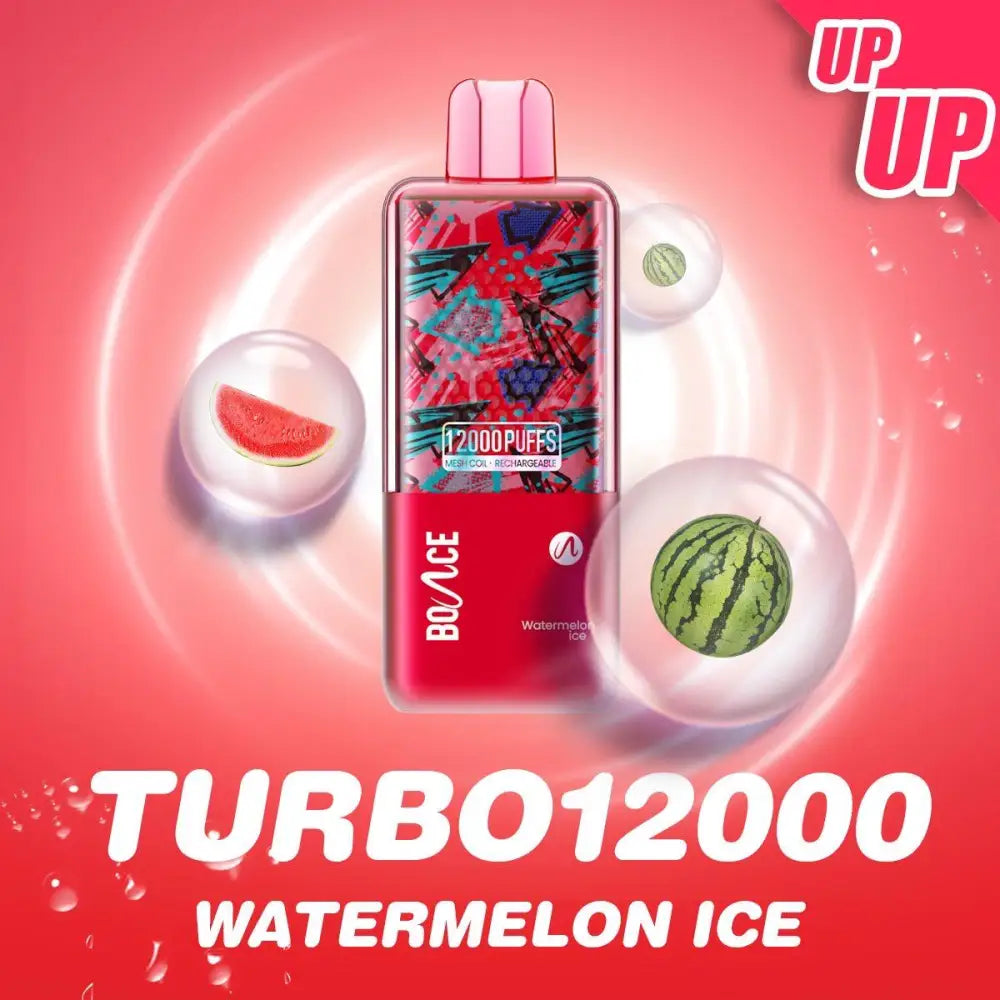 Bounce 12000 Puffs Disposable Vape - Watermelon Ice - Disposable Vape - Vapes Uae