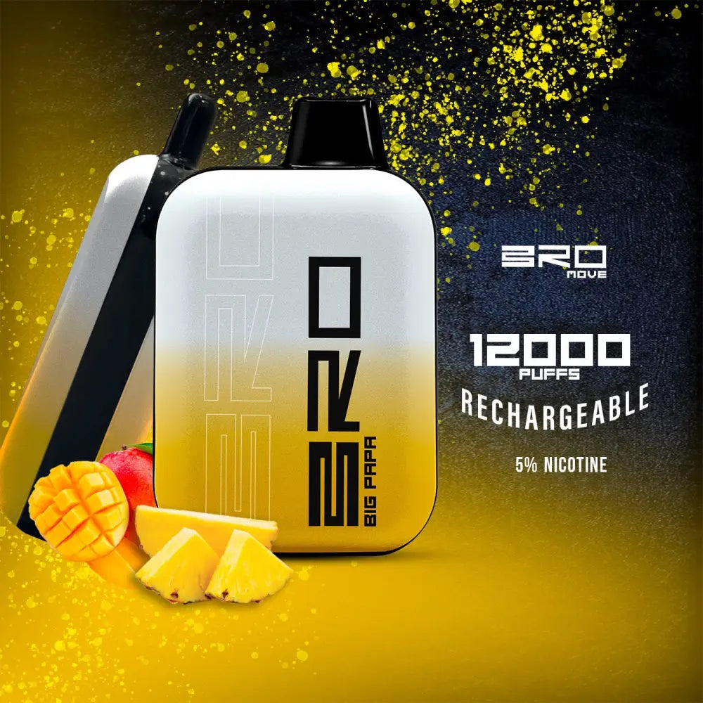 Bro Move 12000 Puffs Disposable Vape - Big Papa - Disposable Vape - Vapes Uae