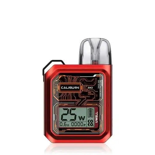 Caliburn Uwell Gk 3 Pod System - Red - Vape Device - Vapes Uae