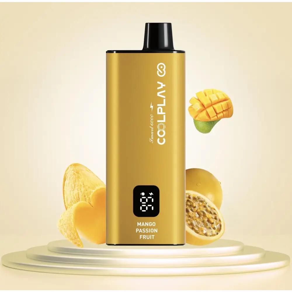 Coolplay Turbo 6000 Puffs Disposable Vape - Mango Passion Fruit - Disposable Vape - Vapes Uae