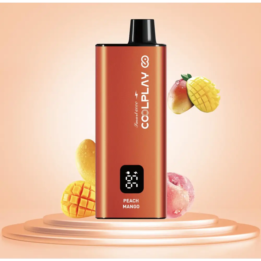 Coolplay Turbo 6000 Puffs Disposable Vape - Peach Mango - Disposable Vape - Vapes Uae