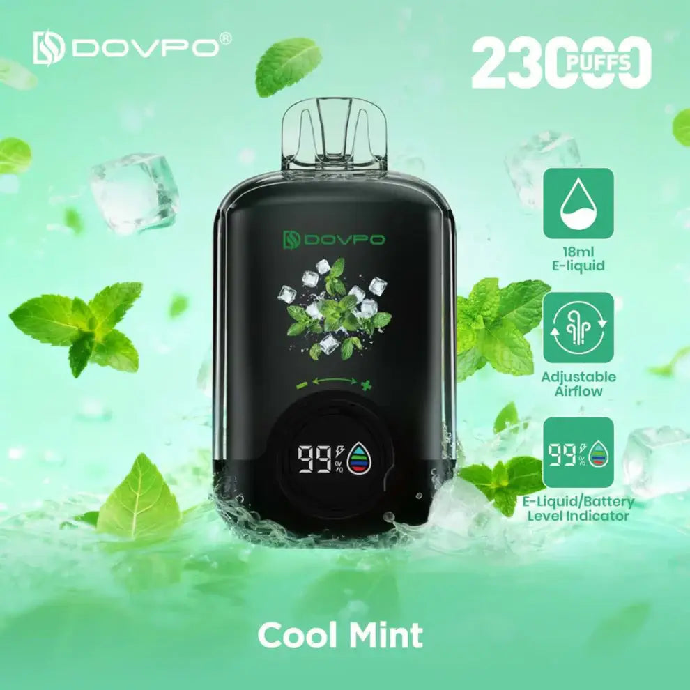 Dovpo 23000 Puffs Disposable Vape - Cool Mint - Disposable Vape - Vapes Uae