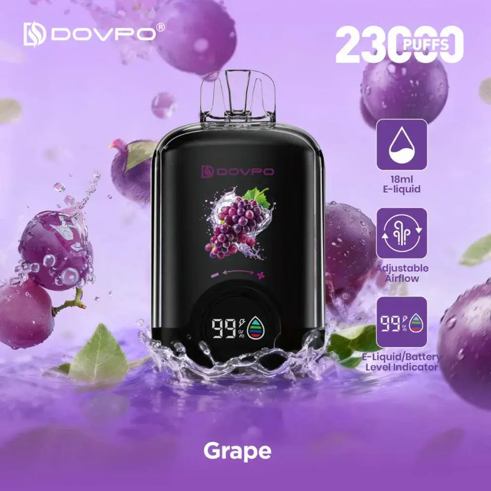 Dovpo 23000 Puffs Disposable Vape - Grape - Disposable Vape - Vapes Uae
