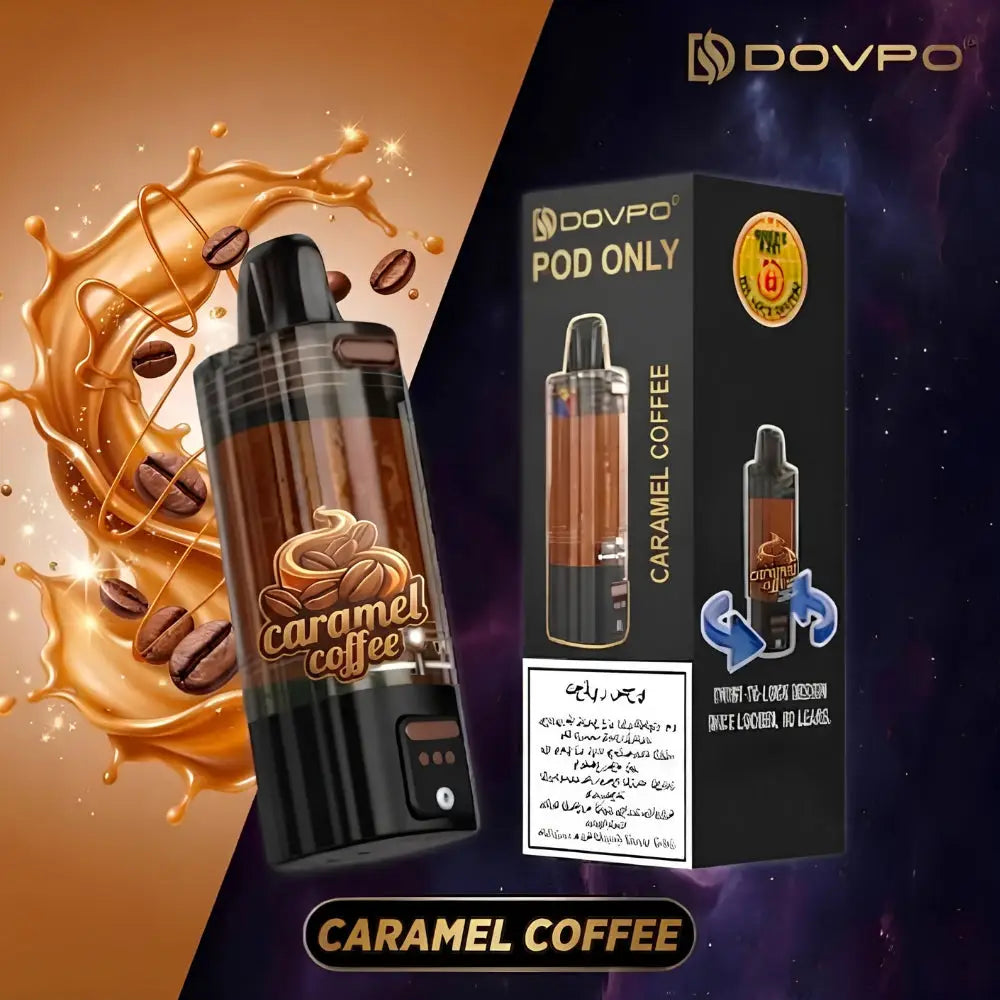 Dovpo 30000 Replacement Pod System - Caramel Coffee - Vape Device - Vapes Uae