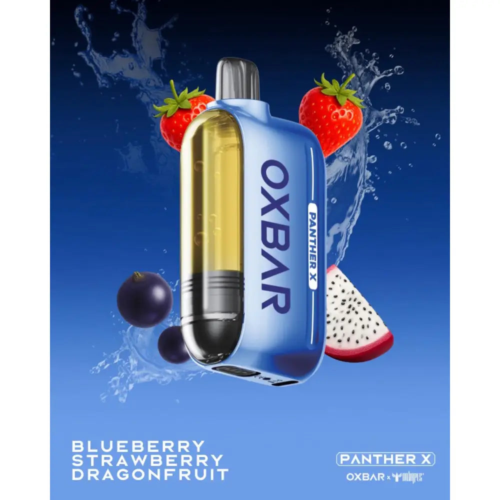 Dr Vape Oxbar Panther x 50000 Puffs Disposable Vape - Blueberry Strawberry Dragonfruit - Disposable Vape - Vapes Uae