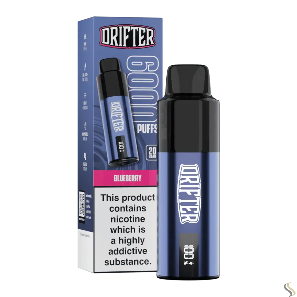 Drifter 6000 Puffs Disposable Vape - Blueberry - Disposable Vapes - Vapes Uae