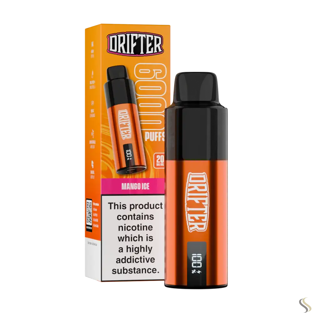 Drifter 6000 Puffs Disposable Vape - Mango Ice - Disposable Vapes - Vapes Uae