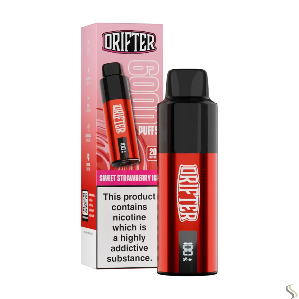Drifter 6000 Puffs Disposable Vape - Sweet strawberry ice - Disposable Vapes - Vapes Uae